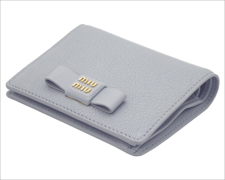 楽天市場】ミュウミュウ MIUMIU マドラスフィオッコ レザー財布 