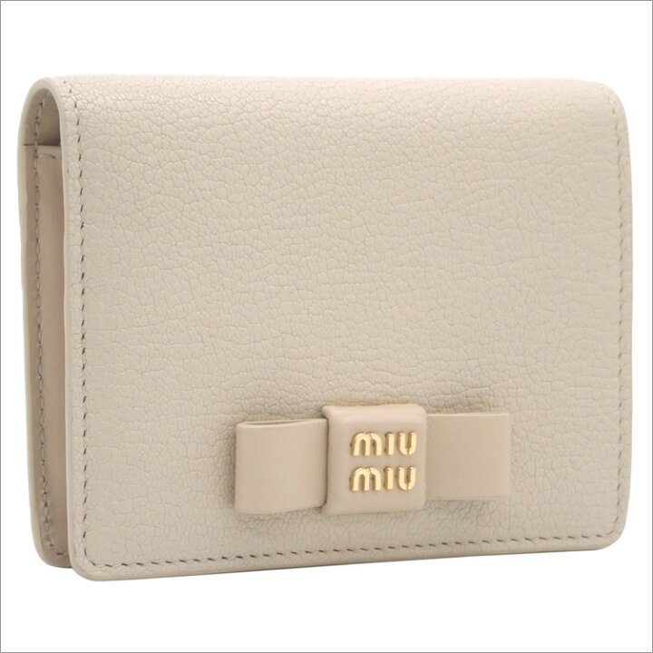 楽天市場】ミュウミュウ MIUMIU マドラスフィオッコ レザー財布 