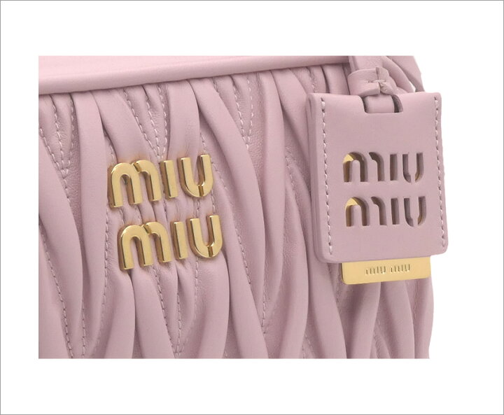 楽天市場】ミュウミュウ MIUMIU マテラッセレザー ショルダーバッグ 