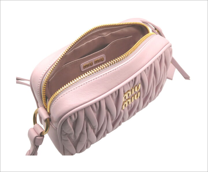 楽天市場】ミュウミュウ MIUMIU マテラッセレザー ショルダーバッグ  