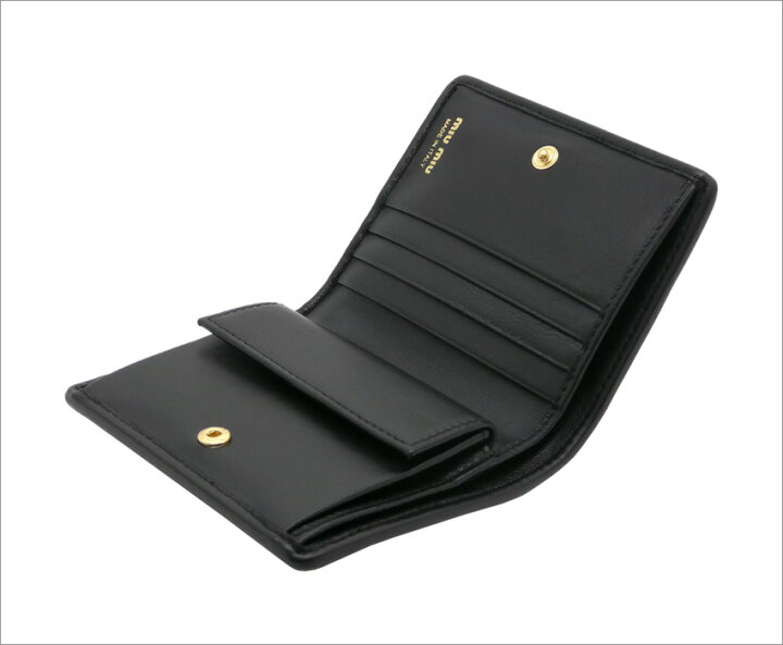 楽天市場】ミュウミュウ MIUMIU マテラッセレザー 折り財布  