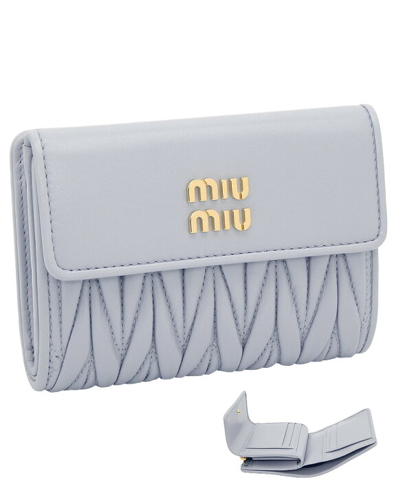 楽天市場】ミュウミュウ MIUMIU マテラッセレザー 財布  
