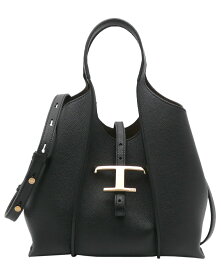 【2024年春夏新作】 トッズ TOD'S T タイムレス レザー ショッピング バッグ ミニ XBWTSBA9100Q8EB999 tods 2WAY ショルダーバッグ ブラック ウィメンズ 【新品 新作 未使用 正規品】