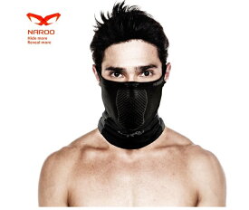 Naroo Mask X5 スポーツ用フェイスマスク 日焼け防止 UVカット 花粉症対策 ナルーマスク ロードバイク ランニング マスク
