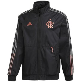 フラメンゴ公式ウィンドブレーカージャケット3つジップポケット付き FLAMENGO adidas ブラック