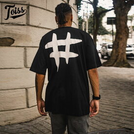 【TOISS】トイス オーバーサイズTシャツ ビッグ# ブラック