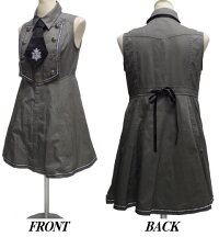 楽天市場 Algonquinsアルゴンキン ノースリーブミリタリーワンピース Al115 送料無料 Rock Shop Sos 足利m W Cream Soda