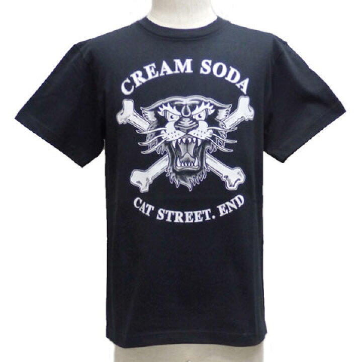 楽天市場】CREAMSODAクリームソーダ CS パンサーフェイス TシャツPD21T 