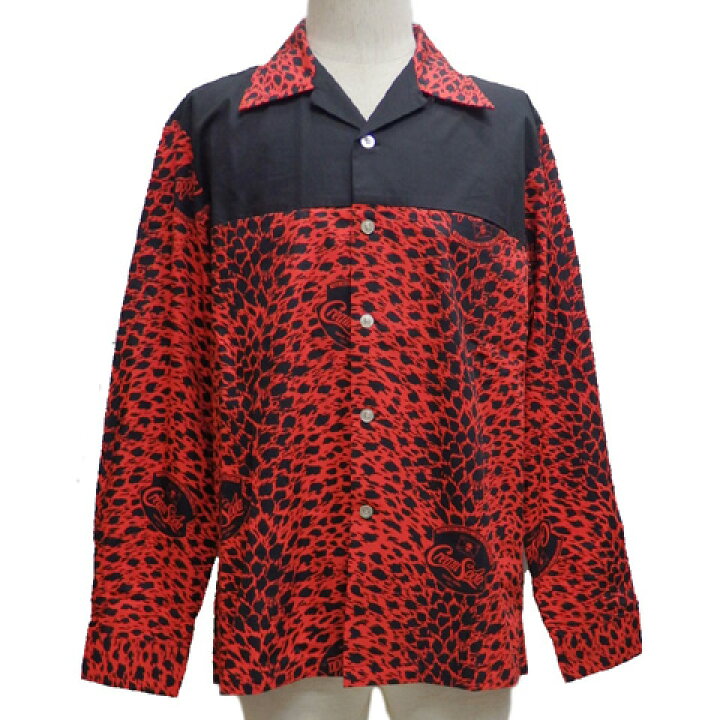 楽天市場】CREAMSODAクリームソーダ CS ヒョウ柄切り替えシャツPD24SN  