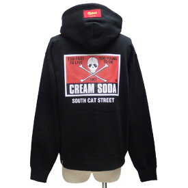 CREAMSODAクリームソーダ CS カクドクロ ジップパーカーPD25SP-02/【送料無料】