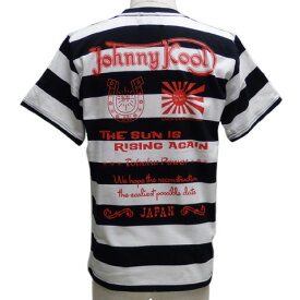JOHNNY KOOLジョニークール ボーダー半袖Tシャツ[ 復興「絆」 ]JK-8107BT