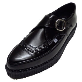 T.U.K BUCKLE POINTED CREEPER[ BLACK LEATHER ]TUK-A8520【送料無料】