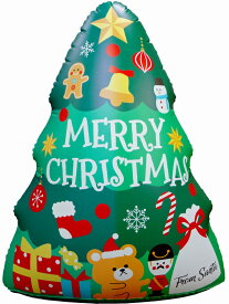 【[店舗装飾品] ビニールディスプレイ(M)クリスマスツリー】販促品　ポップ用品　クリスマスの店舗装飾品