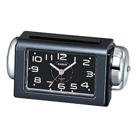 【カシオ DQD-805J-8JF 置時計 シルバー スヌーズ機能 温湿度計付 デジタル電波モデル (各種記念品向けに名入れ対応可能)】名入れ オリジナル　勤続記念　時計