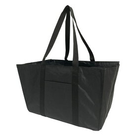 【エコマイバッグ　クロ】名入れ オリジナル　買い物用　機能付きバッグ