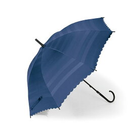 【クラッシーボーダー 晴雨兼用長傘】販促品　安い　UVカット日傘・晴雨兼用傘