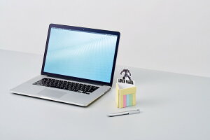 \低価格 安いノベルティ 粗品 文房具・デスク周り/【カスタムデザイン付箋 スタンドポップ ダブル】 ” 企業や学校、お店の周年・設立・創立・開店にお勧めのノベルティ・記念品に ”/