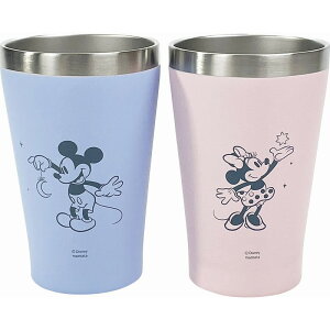 \ロゴ、名入れ・ノベルティ、物販に! 名入れ対応・ノーブランドタンブラー/【ディズニー ペアステンレスタンブラー280ml】 ” 飲食店・居酒屋・ホテルのオープン、周年記念のノベルテ