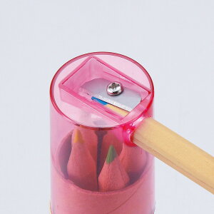 \イベント 縁日 催物 抽選会 カラーペン・マジック/【ケース入り色鉛筆6色セット(シャープナー付き)】 ” 学生向け・中学生・高校生・大学生等に ”/” 広告宣伝・集客・認知度アップ向