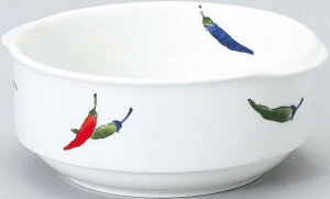 \販促品 ノベルティ グッズ 名入れ向け 陶器/【美濃焼 13cmスープカップ_Dia Ceram 唐辛子 洋 (個箱・名入れ代は、別途見積)】 業務用食器/記念品