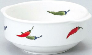 \販促品 ノベルティ グッズ 名入れ向け 陶器/【美濃焼 12cmスープカップ_Dia Ceram 唐辛子 洋 (個箱・名入れ代は、別途見積)】 業務用食器/名入れ陶器