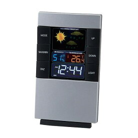 ＼ 販促品 ノベルティ グッズ　時計 / 【カラーウェザーインフォクロック】 ” シニア層にお勧めのグッズ を集めました。”