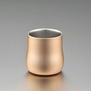 \ロゴ、名入れ・記念品に! 名入れ対応・高級タンブラー/【18-8ステンレス二重構造 エレガンス フリーカップ シャンパンゴールド】 ” 健保組合・労働組合の組合員の方への福利厚生や記