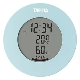 ＼ ロゴ入れ、名入れ・記念品・ノベルティに!　温度・湿度計 / 【【名入れ専用】 タニタ TT-585 デジタル温湿度計 ライトブルー (名入れ対応可)】 ” 法人・企業・団体・ビジネス向けの記念品・販促ノベルティグッズに ”