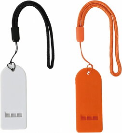 ＼ 啓発 防犯 防災 グッズ　防犯・交通安全 / 【フラットタイプホイッスル(ホワイト)】 ” 店舗用・業務用の備品・記念品・販売用グッズなどに”