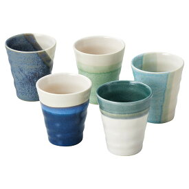 ＼ 　麺類 / 【Zen -禅- ラグーンブルー フリーカップ5客セット】