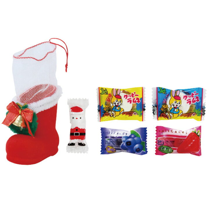 楽天市場 楽天ランキング１位獲得 クリスマス お菓子リースブーツ ミニ １個 プチギフト 子供 クリスマス 粗品 販促品 子供会 幼稚園 保育園 クリスマス会 イベント景品 プチギフト クリスマスブーツ お菓子詰め合わせ 粗品 イベント景品の粗品