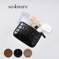 【クロコ フラグメントケース】フラグメントケース レディース クロコ型押し カードケース ミニ財布 薄型…
