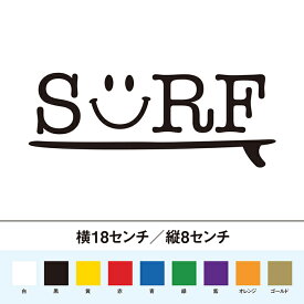 サーフ　スマイル　カッティングステッカー