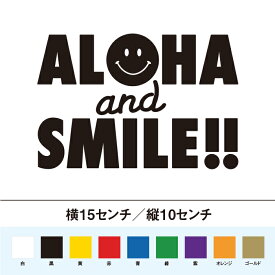 ALOHA SMILE アロハ スマイル　ステッカー