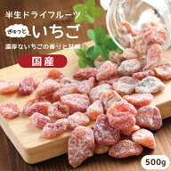 【送料無料 国産】ドライフルーツ いちご 500g | 甘い香り、濃厚な味 ドライいちご ドライイチゴ イチゴ …