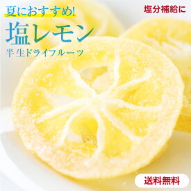 2点250円OFFクーポン対象【送料無料 】国産 ドライフルーツ 塩レモン 250g 夏におすすめ | 輪切り 皮まで美味しく 大容量 ご自宅用 業務用 南信州菓子工房 半生ドライ レモン ドライレモン 果物 フルーツ ぬちまーす 脱水 塩飴 猛暑 塩分補給 お菓子 暑い夏の必需品