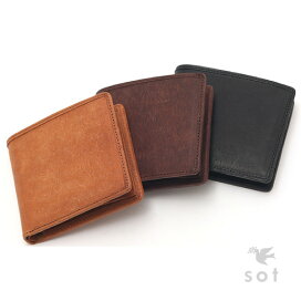 楽天市場】【sot（ソット）公式ストア】プエブロ レザー 二つ折り財布 
