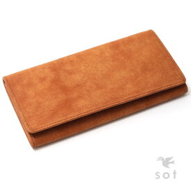 【sot（ソット）公式ストア】プエブロ レザー 長財布 ロングウォレット メンズ 本革 日本製 ファスナー付 小銭入れ 定番 キャメル / ダークブラウン / ブラック
