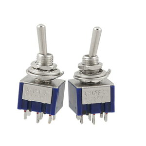 gOXCb` DPDT ON/OFF/ON 3|WV AC 125V 6A 2