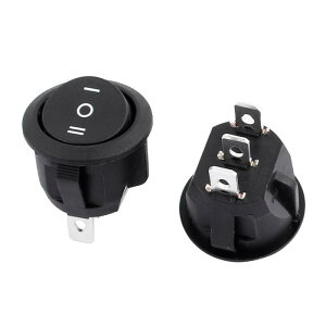 ���b�J�X�C�b�` �I��/�I�t/�I�� ���E���h AC 10A/250V 15A/125V 3 �[�q SPDT On/Off/On 2����