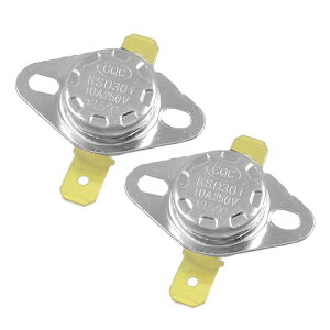 135�ێ� NC250V AC10A �Z���~�b�N KSD301 2����