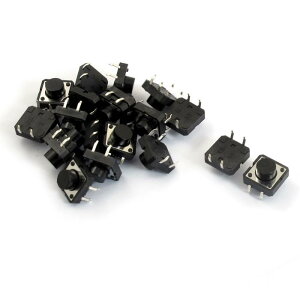 �^�N�g�X�C�b�` PCB �������^�� �v�b�V���{�^�� 12x12x7mm 4�s�� DIP 20����