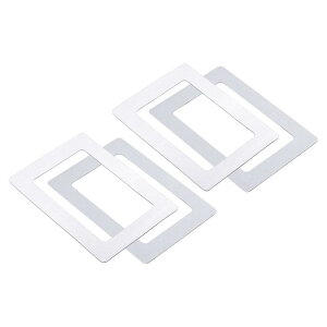 PATIKIL CtHgt[ ڒܕt 2 118x77mm sN`[z_[ PVC zCg