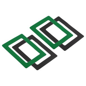 PATIKIL CtHgt[ 4 118x77mm ʐ^z_[ PVC O[