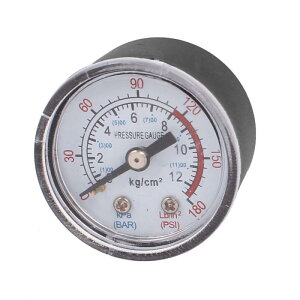 RvbT[Q[W ͌v GARvbT[ ubN {bNX 1/8 BSP ˂ 0-180PSI 0-12Kg/cm2