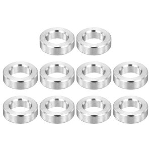 PATIKIL M6ステンレススペーサー 12個のメタルスペーサー6mm ID x 10mm OD x 3 mm L スクリュースタンドオフ 1/4"またはM6スクリュー用