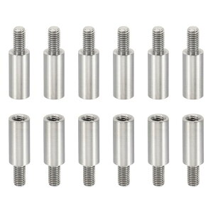 PATIKIL 12 M3X^hIt M3 12+6mmXy[T[X^hIt A~ lWtX^hItLbg 3 mm ID 5mm ODgbNXEXXbhA_v^[ H PCB RCh[ }U[{[hp