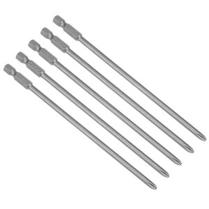 6.35mm�V�����N 150mm���� 3 mm PH1���C S2�h���C�o�[�r�b�g H1 / 4inch * 150 * 4.5PH2 5��