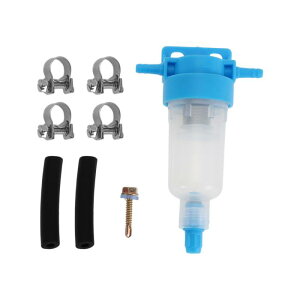 HOPESPANNER 燃料ウォーターセパレーターキット 燃料ウォーターセパレータークランプホースセット クリップとゴムホース付き 車 トラック バン RV バス ボート