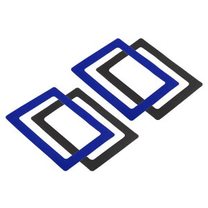 PATIKIL CtHgt[ 4 142x92mm ʐ^z_[ PVC u[